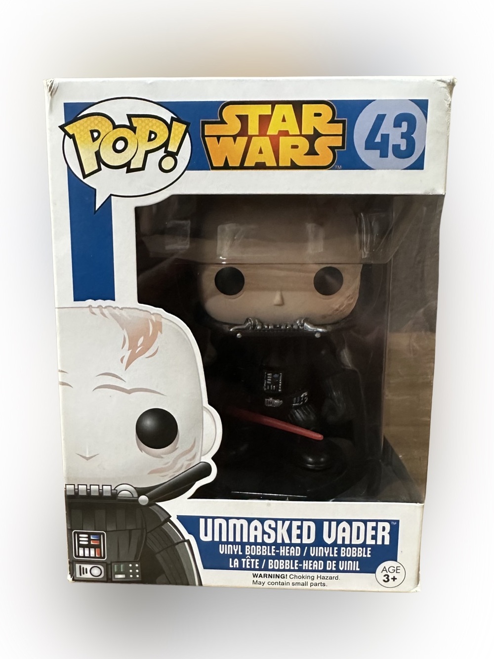 Funko Pop Vinyl Star Wars Darth Vader (Unmasked) #43